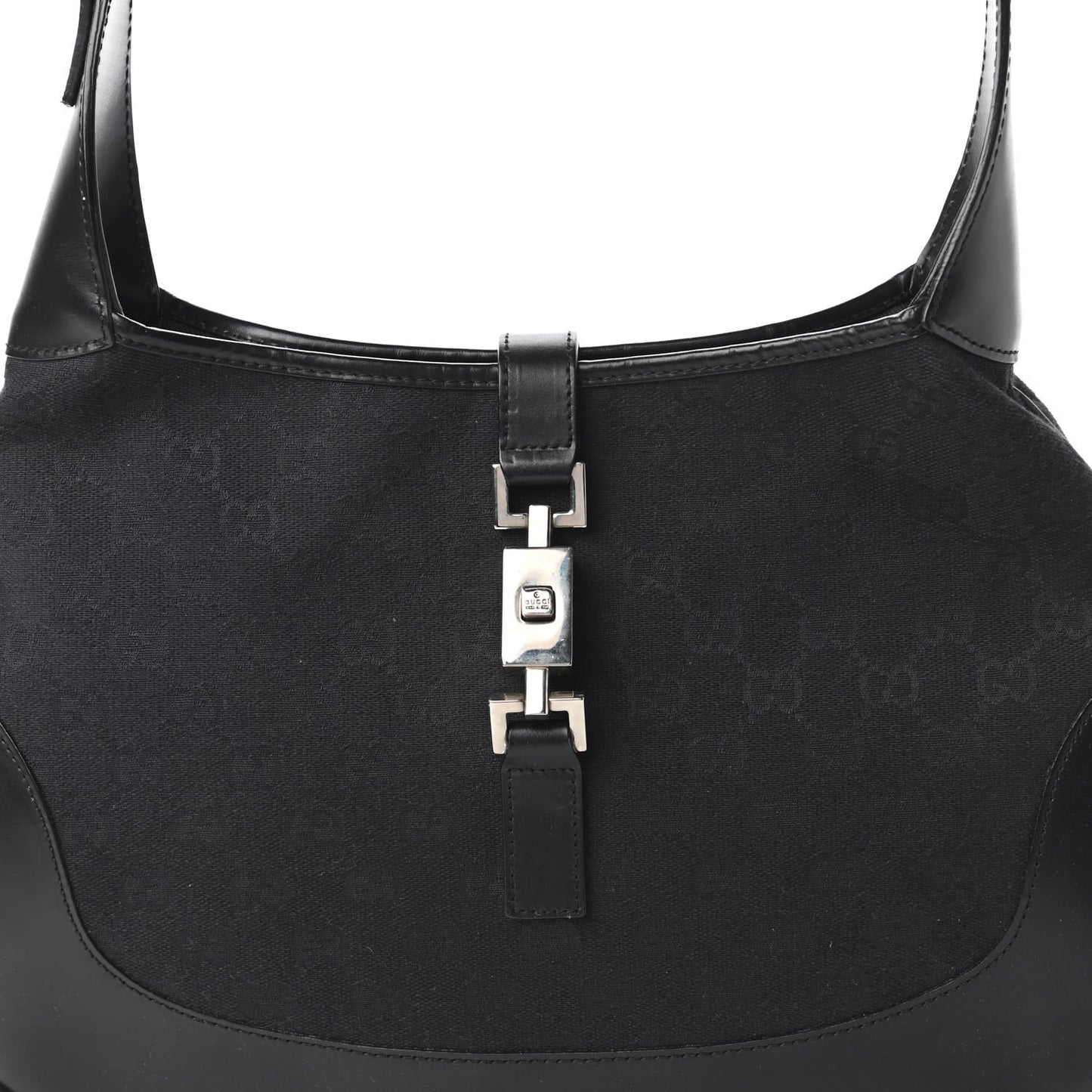 Monogram Small Jackie O Hobo Black