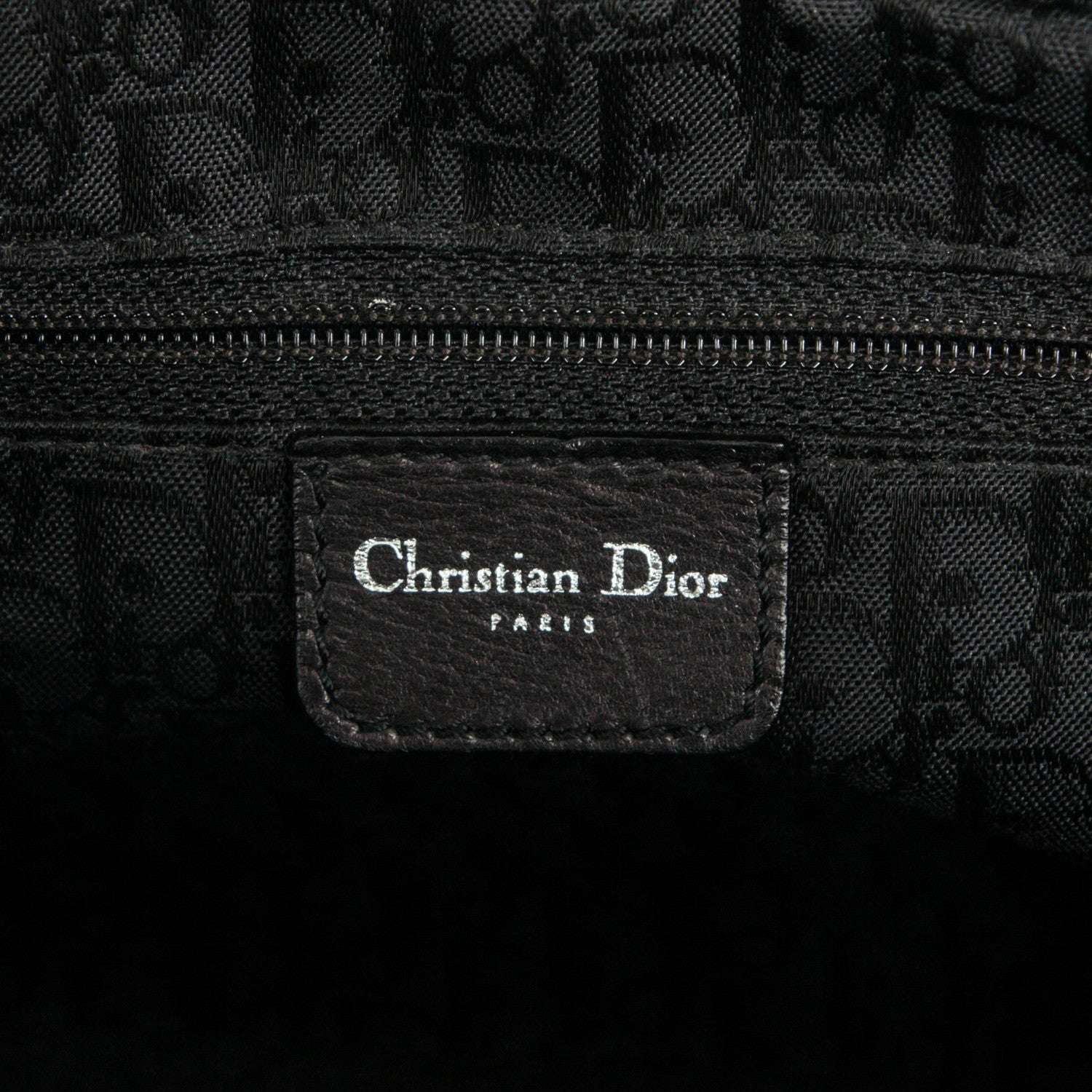 Christian Dior Calfskin Cannage Stitched Large East West Lady Dior Black 6 of 7