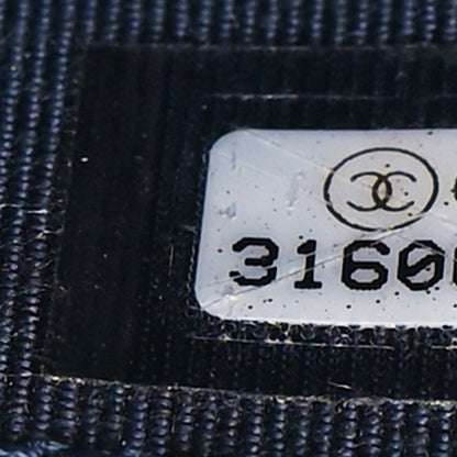 Chanel Caviar Quilted Zip Card Holder Navy 7 of 8