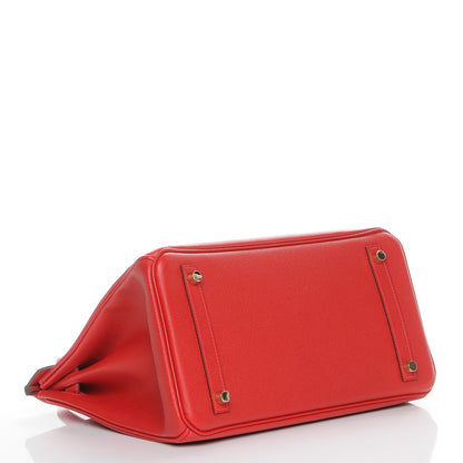 Hermes Epsom Birkin 30 Rouge Casaque 7 of 26