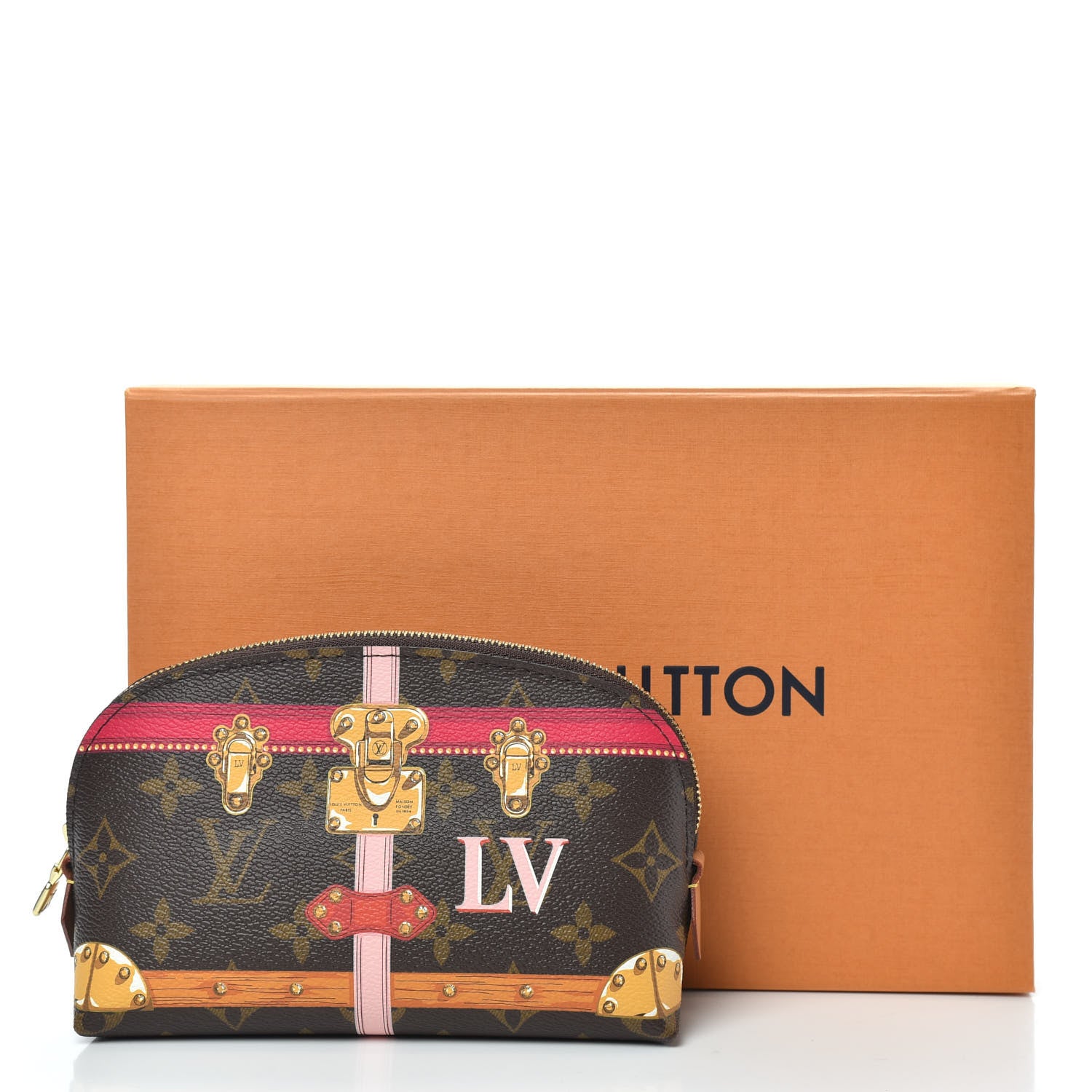 Louis Vuitton Monogram Summer Trunks Cosmetic Pouch PM 9 of 9