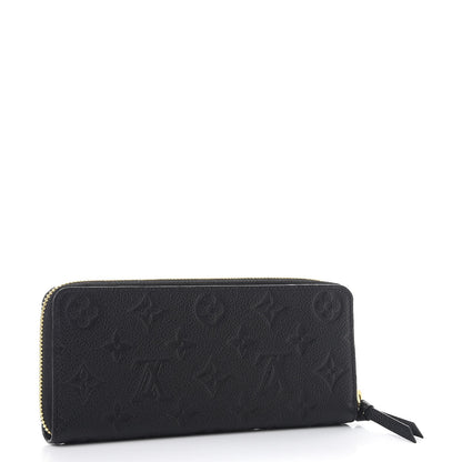 Louis Vuitton Empreinte Clemence Wallet Black 3 of 8