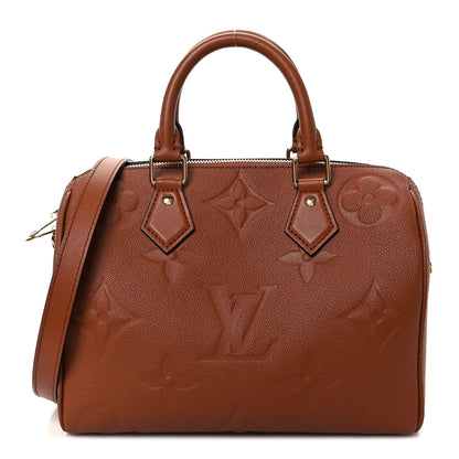 Louis Vuitton Empreinte Monogram Giant Speedy Bandouliere 25 Cognac 2 of 23