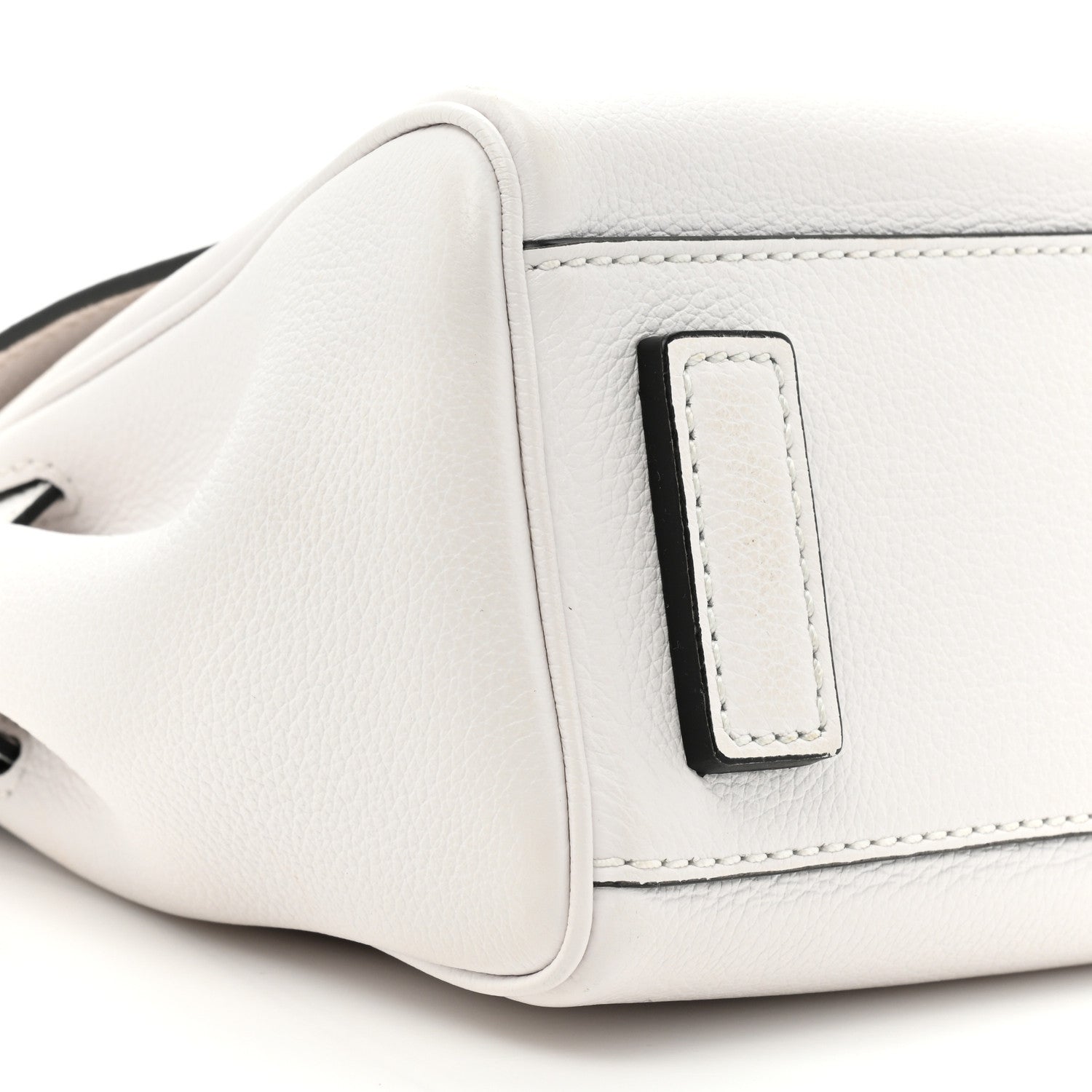 Versace Grained Calfskin Small La Medusa Top Handle Bag White 8 of 15
