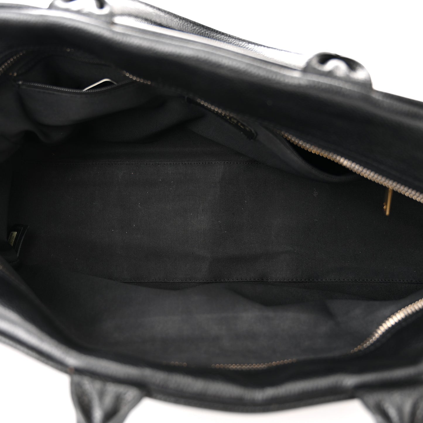 Caviar Quilted Large Bowler Black