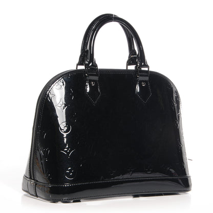 Louis Vuitton Vernis Alma PM Noir Magnetique 3 of 8