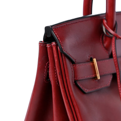 Hermes Box Birkin 30 Rouge H 18 of 21