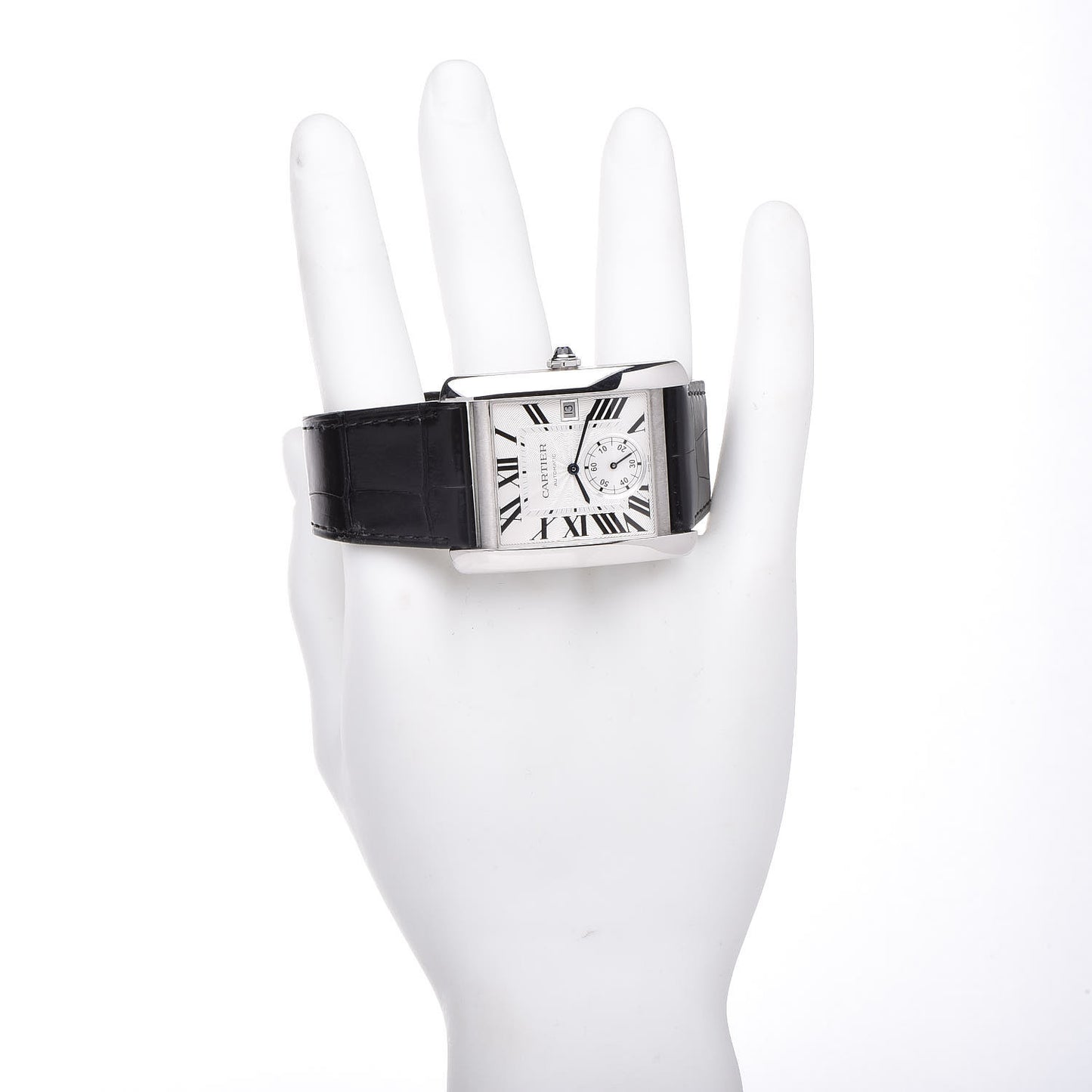 Stainless Steel Alligator 34mm Tank MC Automatic Watch
