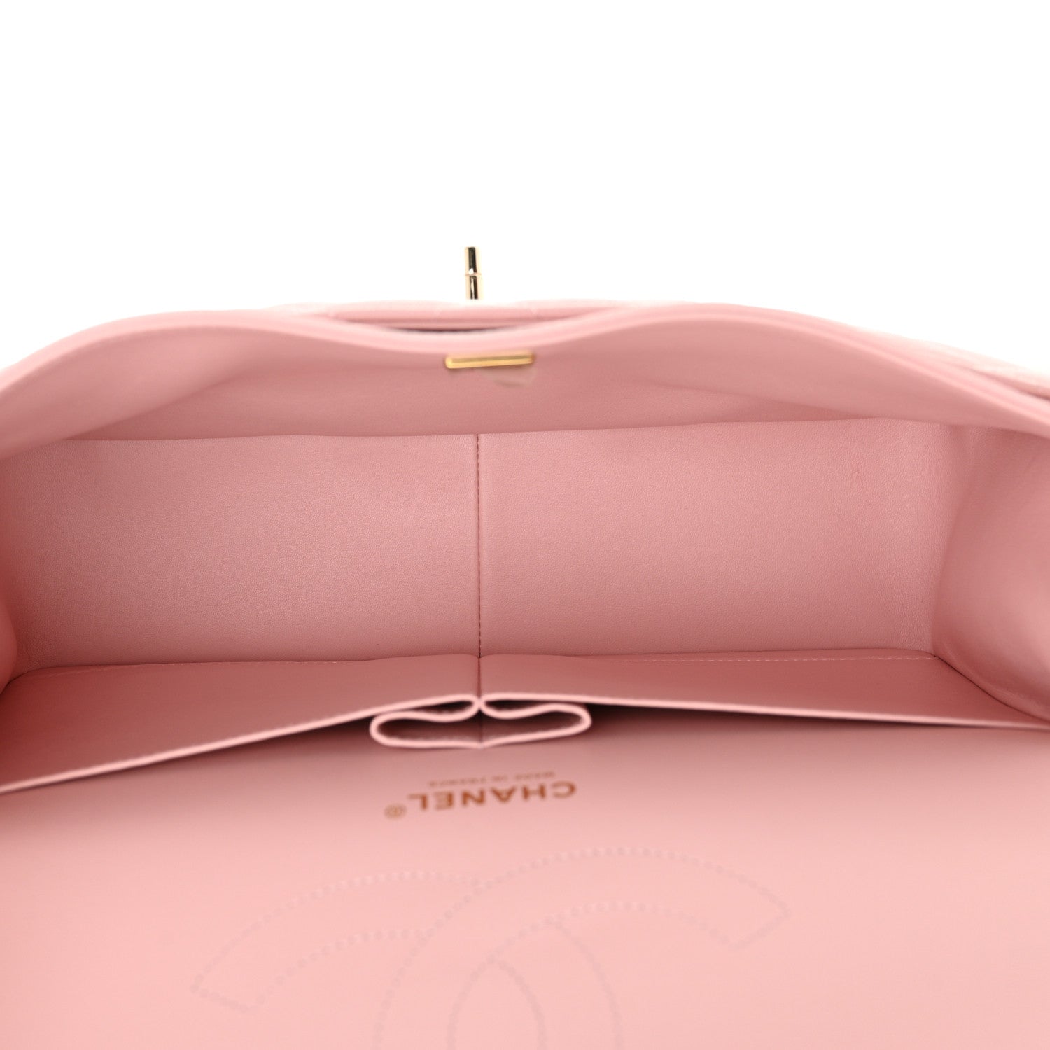 Chanel Caviar Quilted Jumbo Double Flap Light Pink 5 of 10