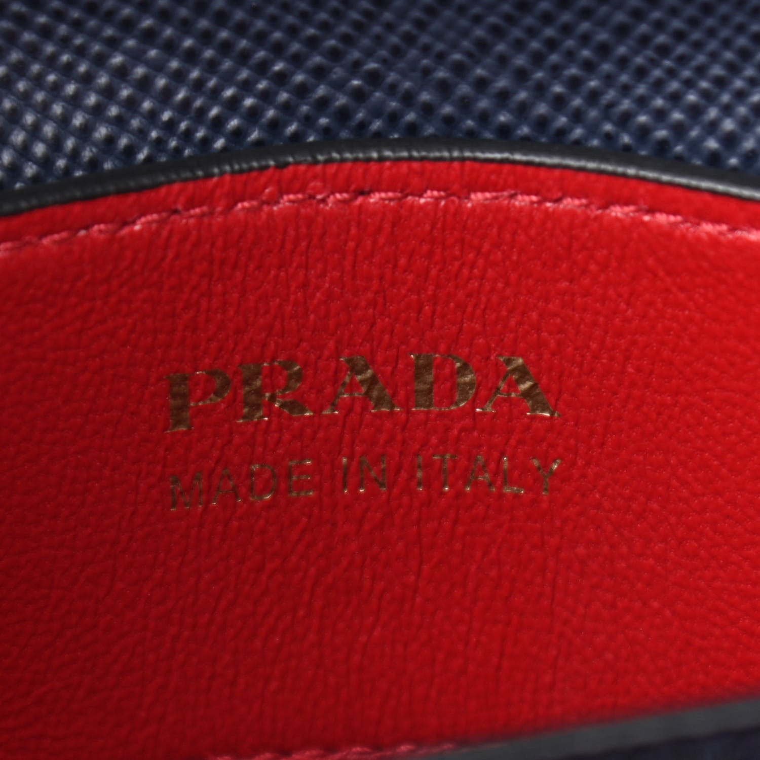 Prada Saffiano Cuir Medium Double Bag Baltico 6 of 13