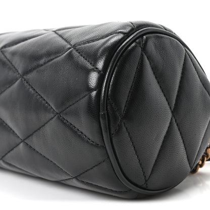 Saint Laurent Lambskin Monogram Mini Sade Tube Bag Black 10 of 10