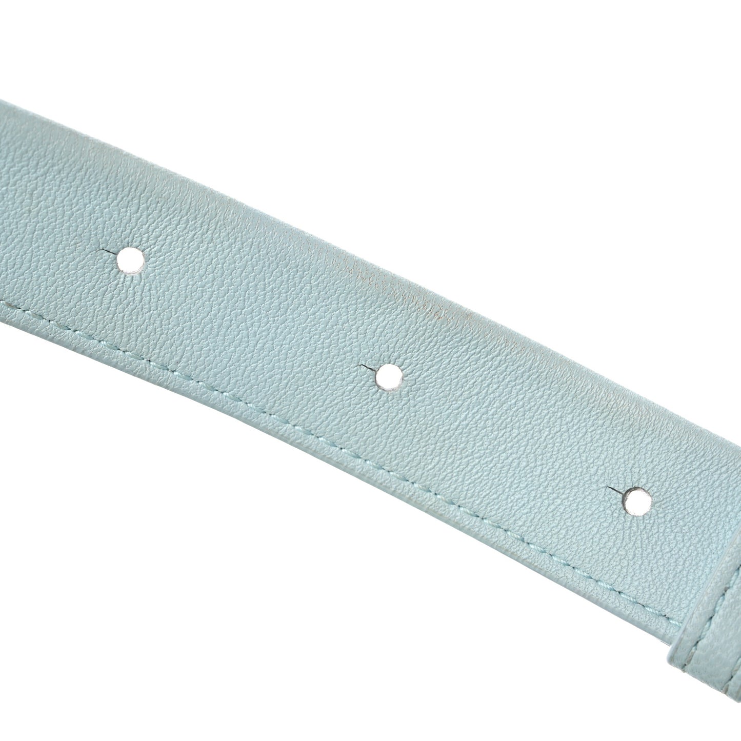 Nappa Intrecciato Tie Shoulder Bag Blue