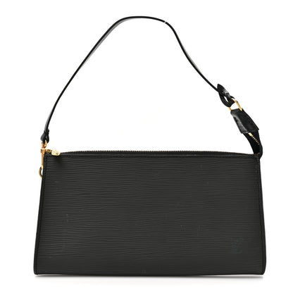 Louis Vuitton Epi Pochette Accessories 24 Black 1 of 10