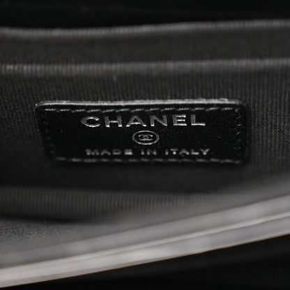 Chanel Lambskin Quilted Mini Trendy CC Wallet On Chain WOC So Black 6 of 11
