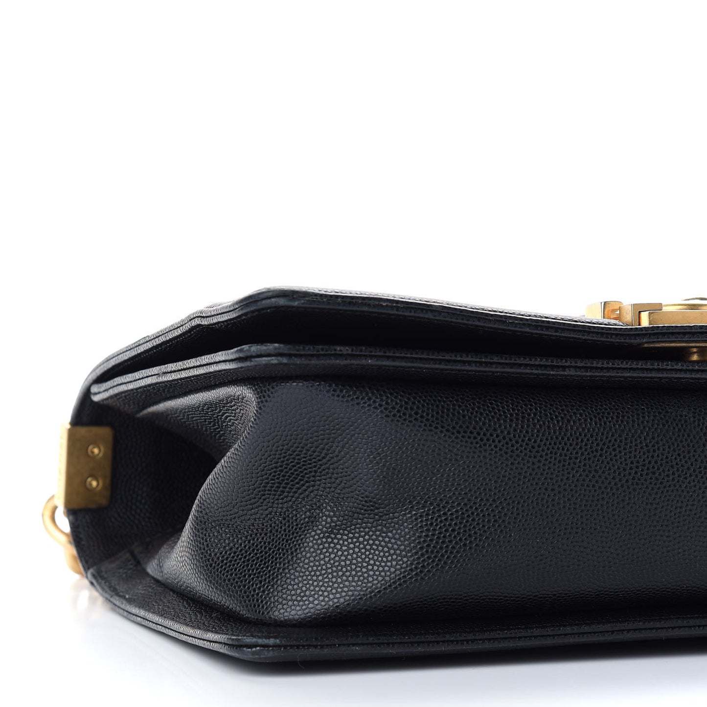Caviar Quilted Medium Boy Flap Black