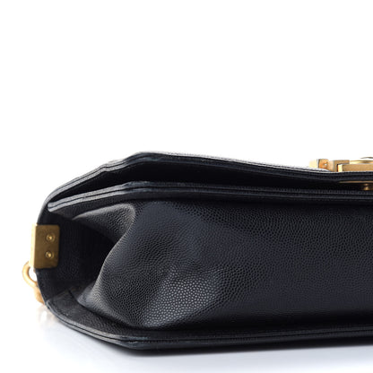 Chanel Caviar Quilted Medium Boy Flap Black 8 of 15
