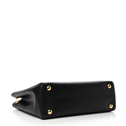 Prada Saffiano Lux Small Parabole Tote Black 4 of 8