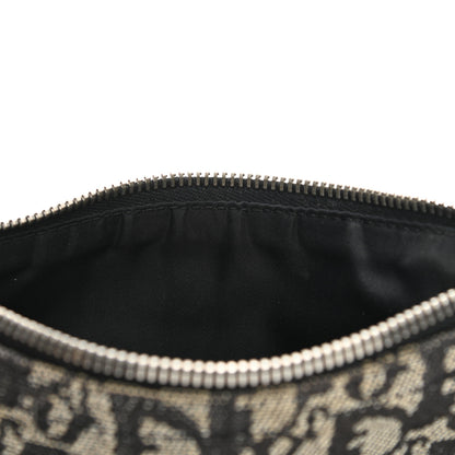 Christian Dior Monogram Shoulder Bag Pochette Black 7 of 14