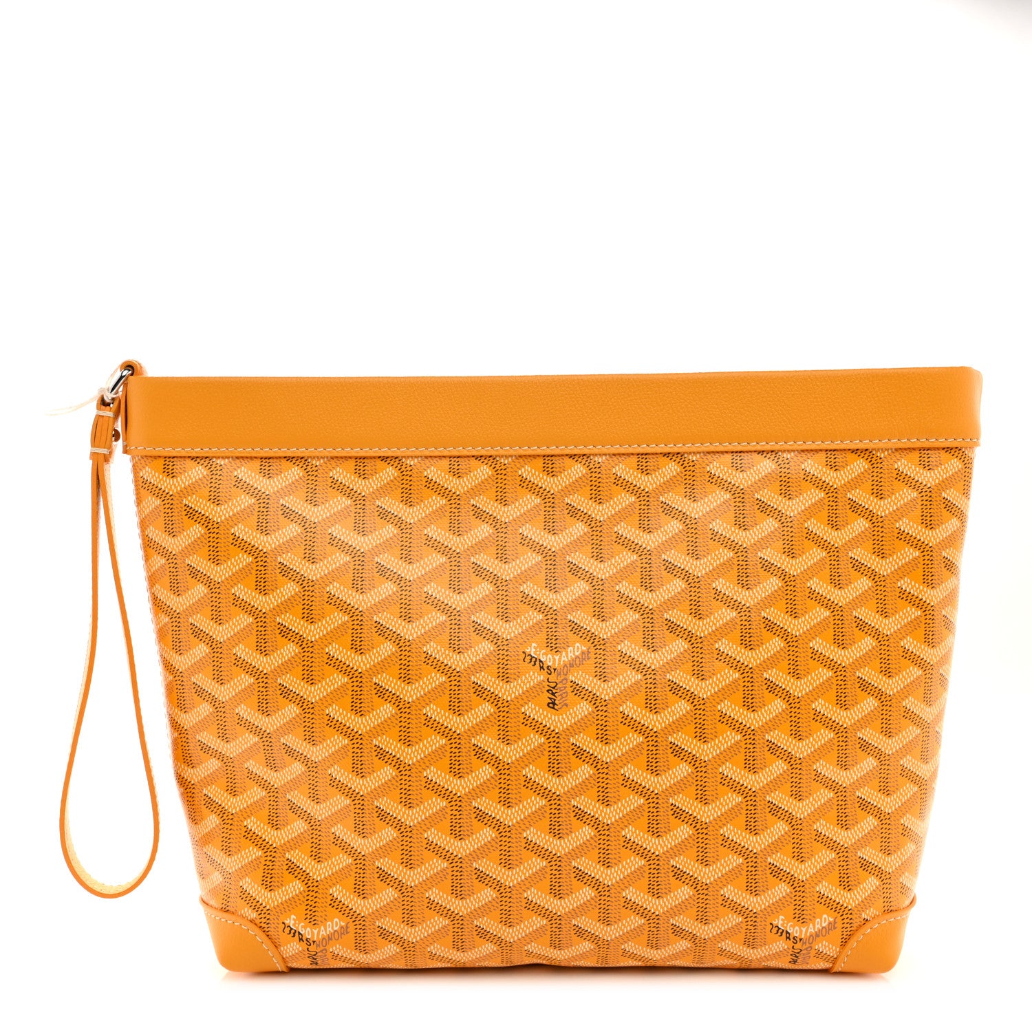 Goyard Goyardine Conti Pouch Yellow 1 of 8