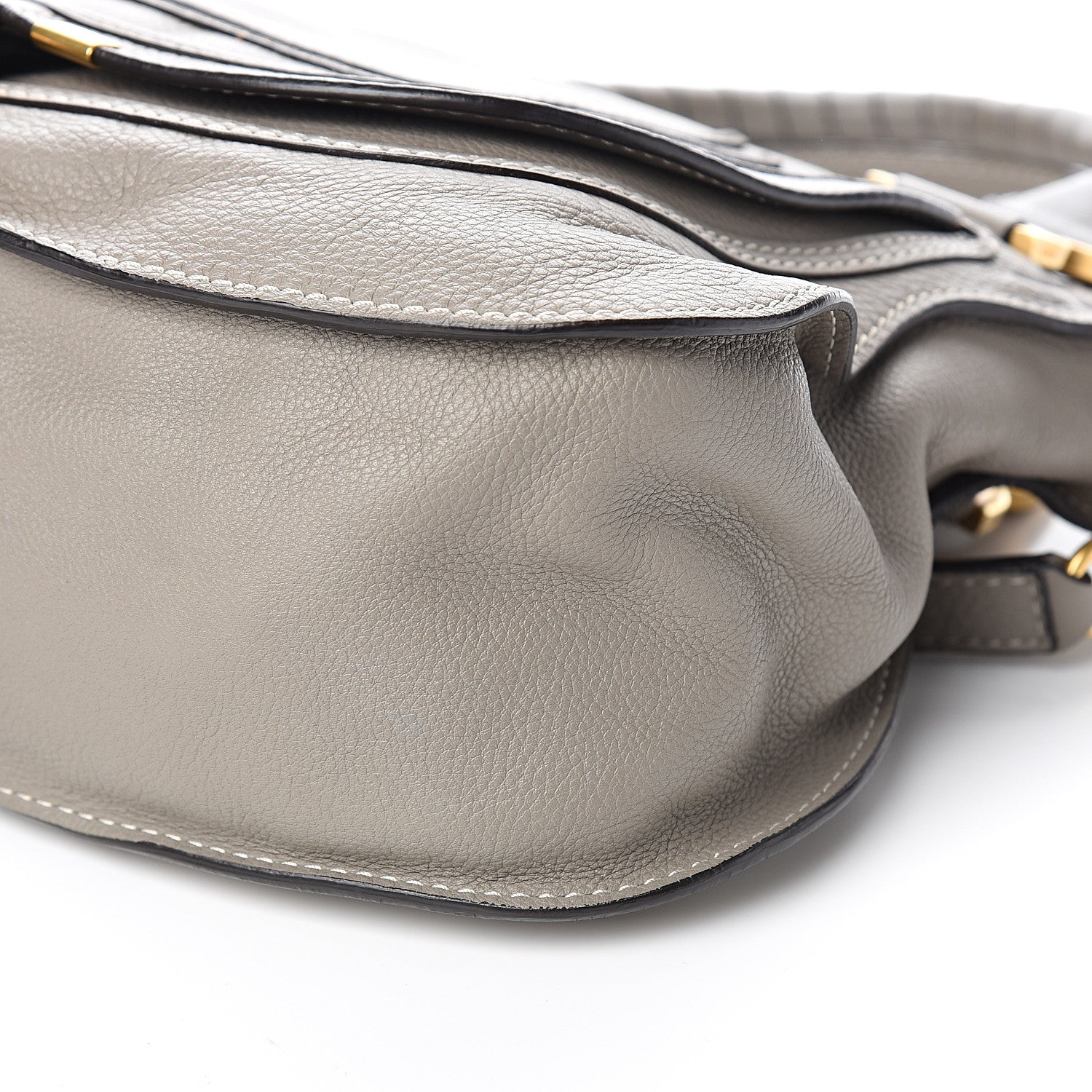 Chloe Calfskin Medium Marcie Satchel Cashmere Grey 8 of 9