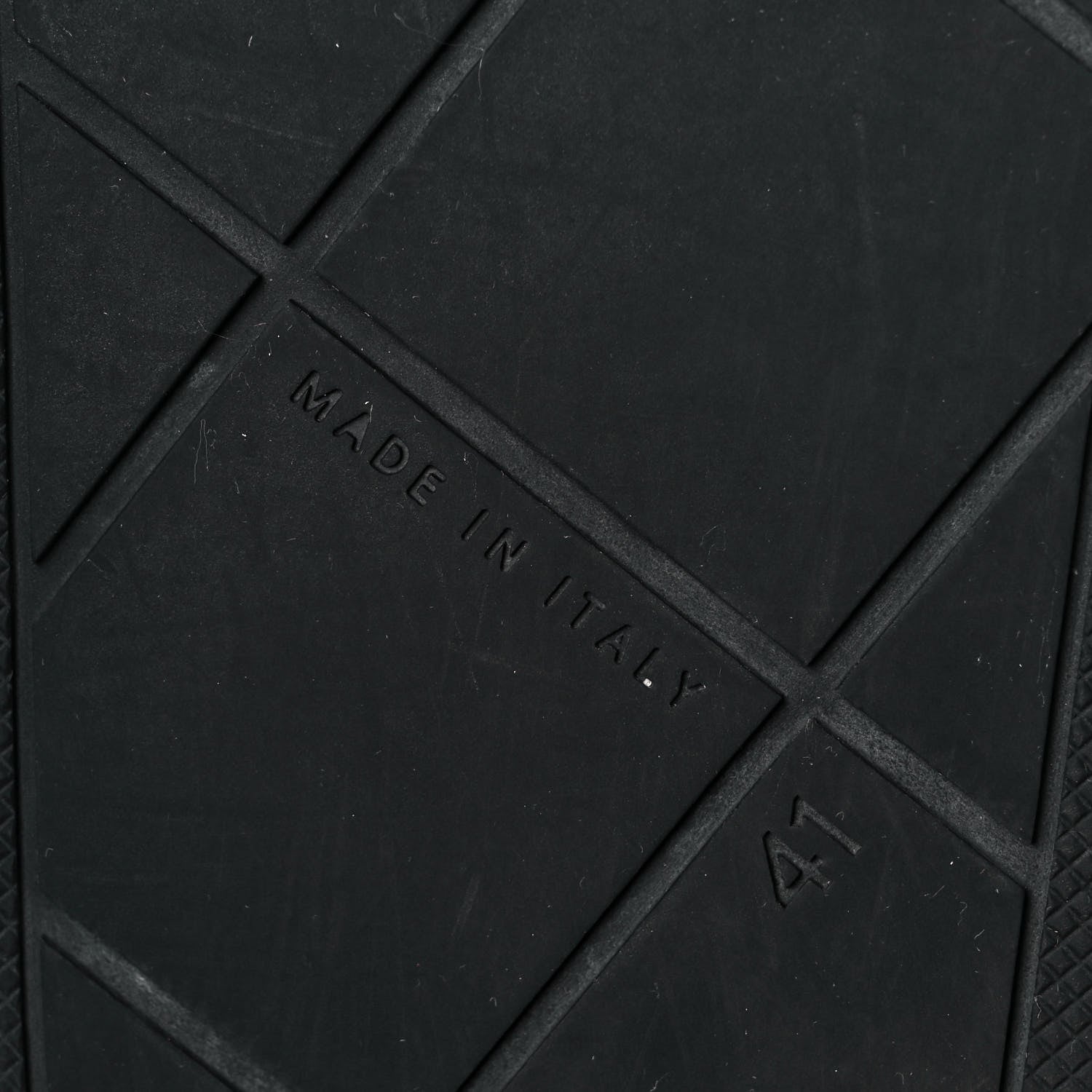 Bottega Veneta Rubber The Slider Sandals 41 Black 6 of 7