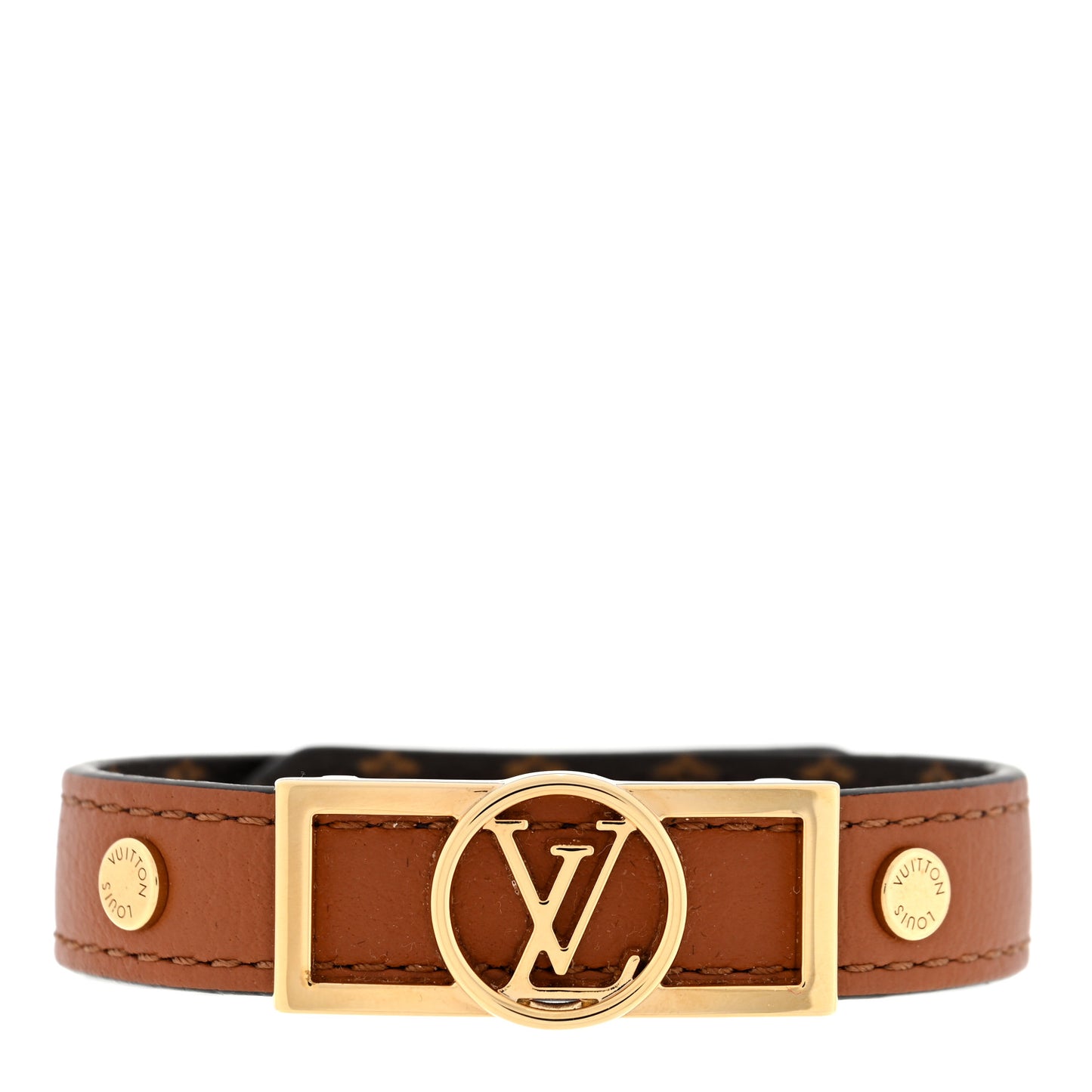 Monogram Dauphine Bracelet 17 Tan Brown