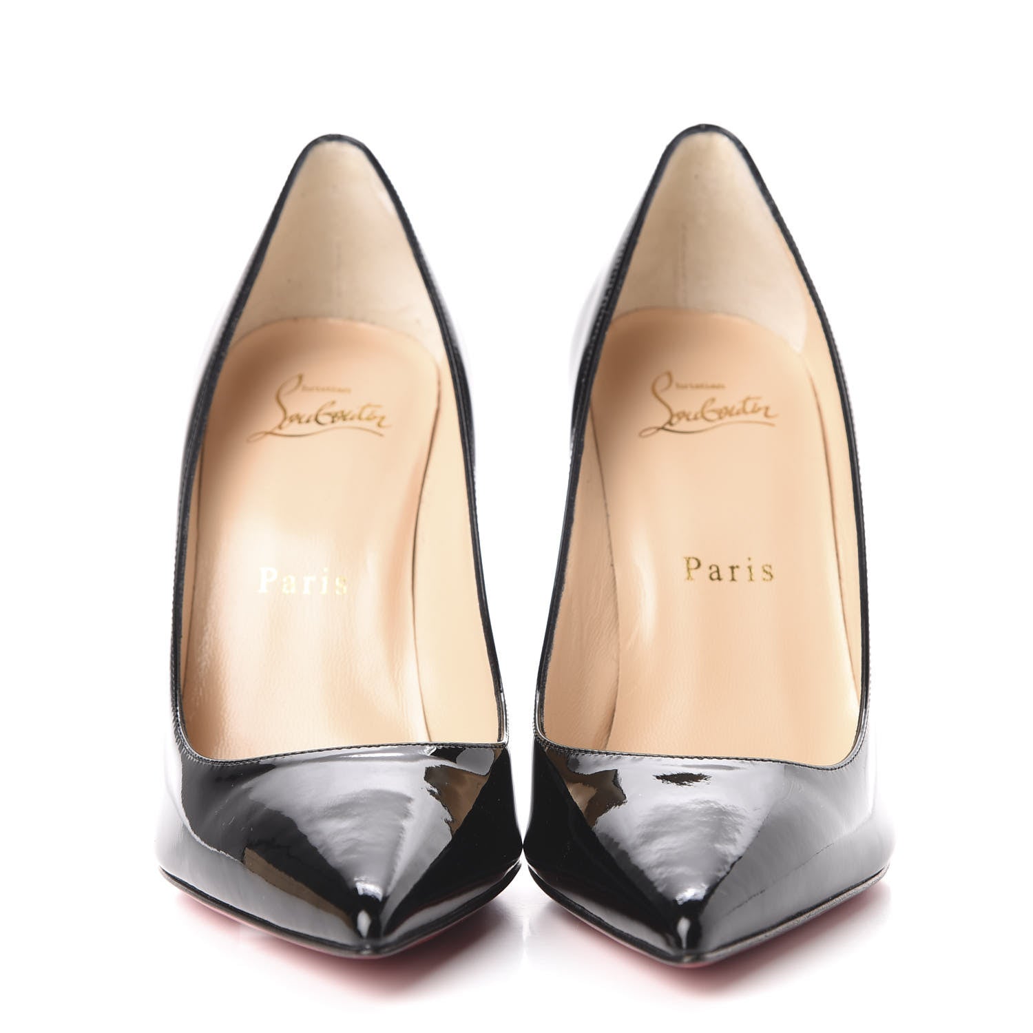 Christian Louboutin Patent Decollete 554 100 Pumps 36.5 Black 2 of 9