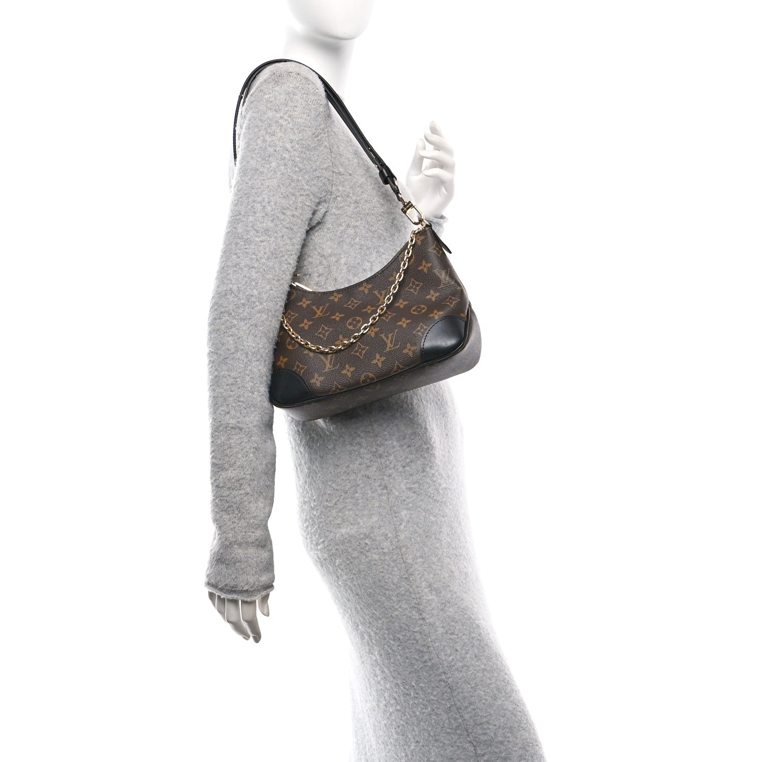 Louis Vuitton Monogram Boulogne NM Black 2 of 10