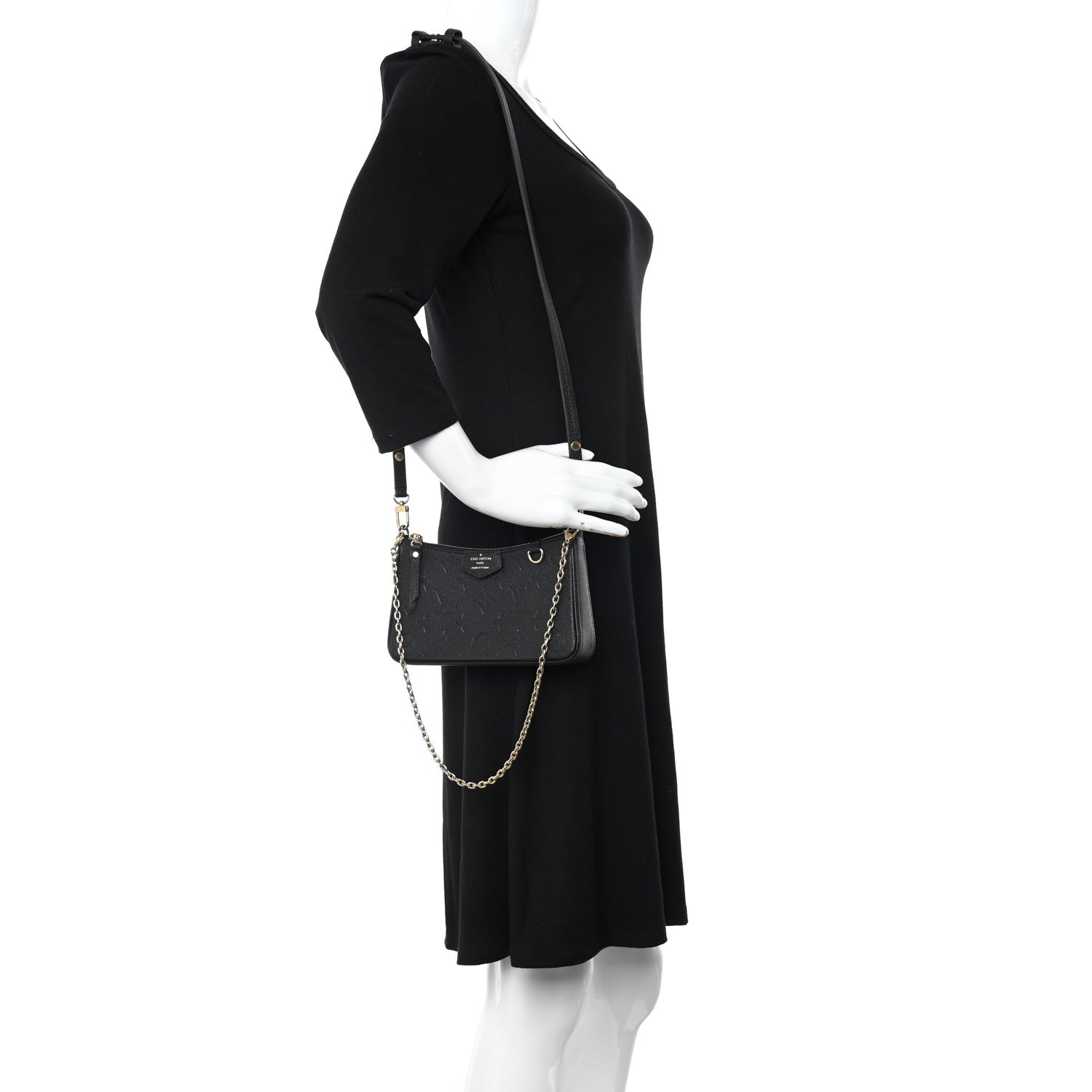 Louis Vuitton Empreinte Easy Pouch On Strap Black 2 of 10