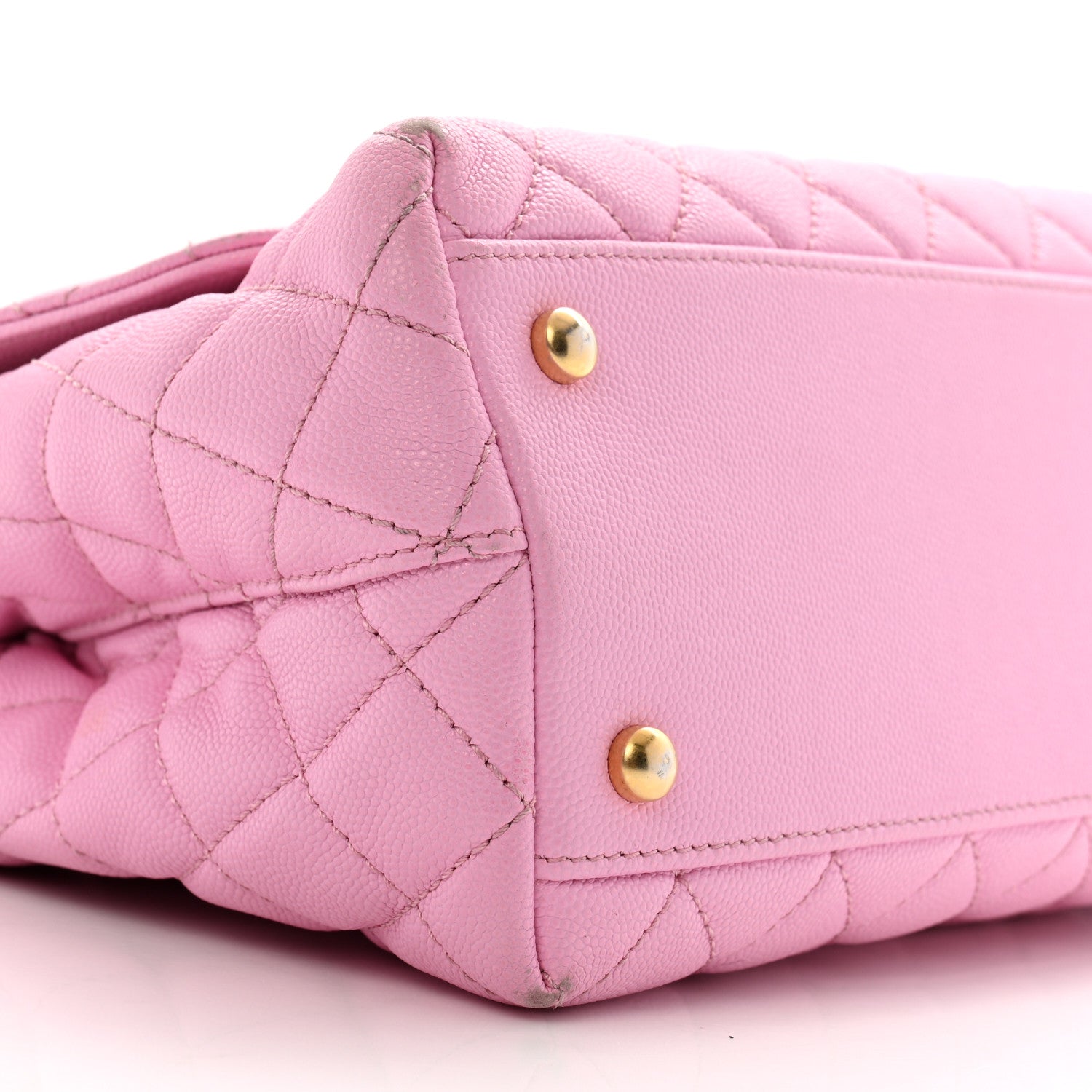 Chanel Caviar Quilted Small Coco Chain Handle Flap Lilac 9 of 16