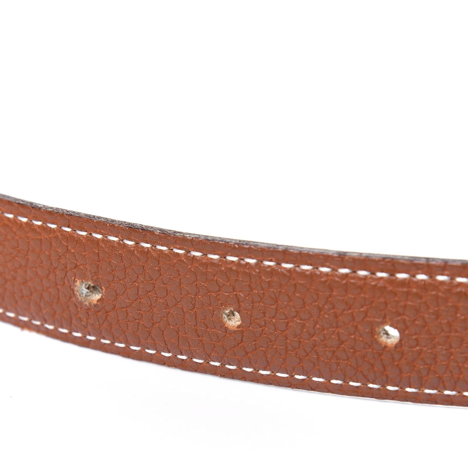 Hermes Box Togo 24mm Mini Constance H Belt 80 Black Gold 4 of 15
