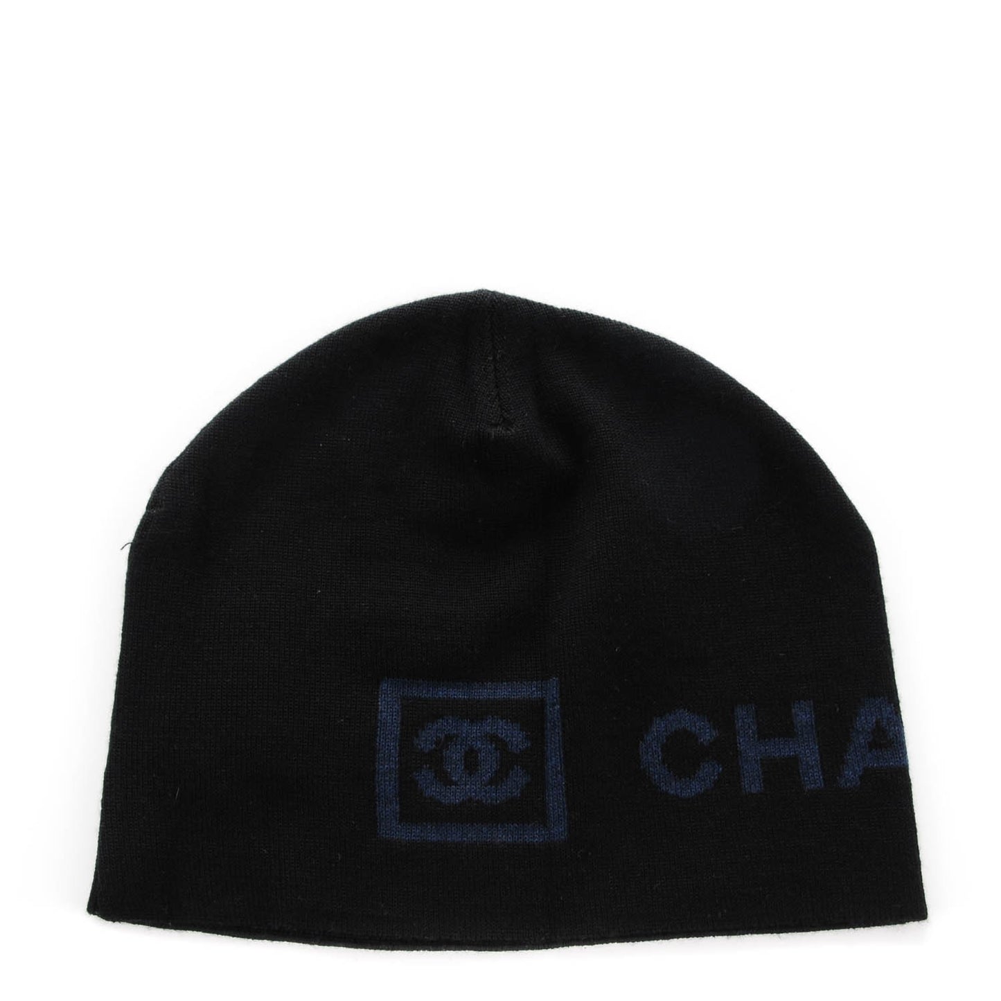 Merino Wool CC Beanie Hat Black