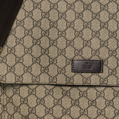 Gucci GG Plus Monogram Messenger Diaper Bag Dark Brown 9 of 23