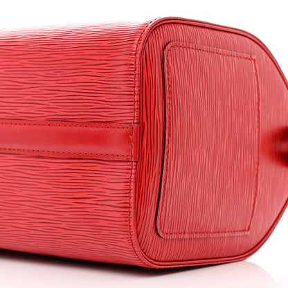Louis Vuitton Epi Speedy 25 Castillan Red 10 of 11