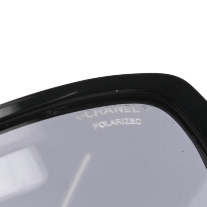 Chanel Acetate Polarized Square Sunglasses 5408 Black 7 of 7