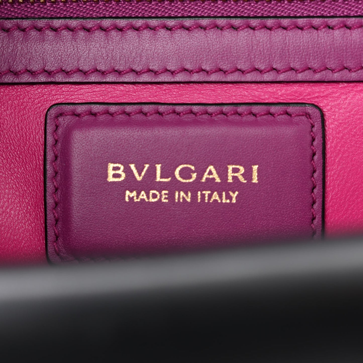 Calfskin Serpenti Viper Top Handle Bag Purple