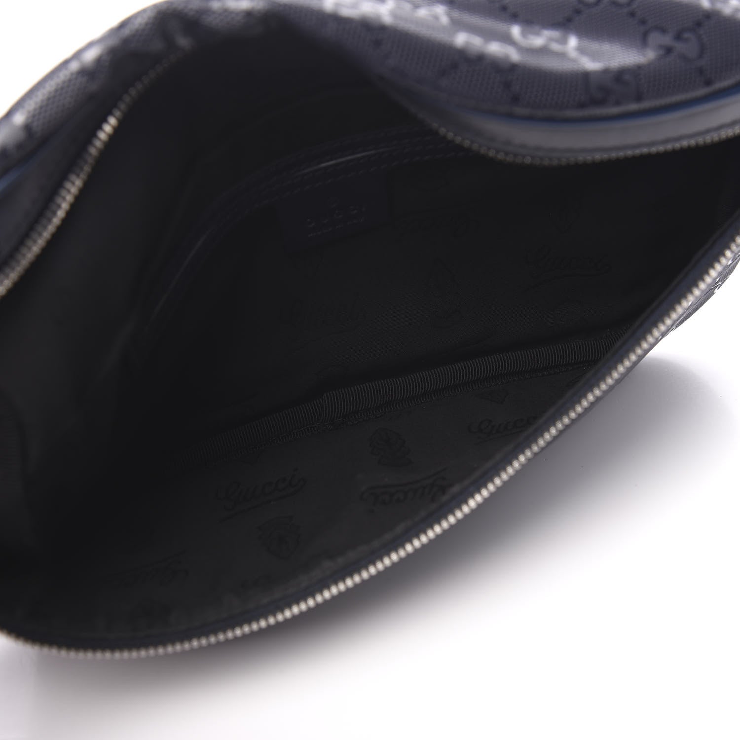 Gucci Imprime Monogram Belt Bag Navy 4 of 13