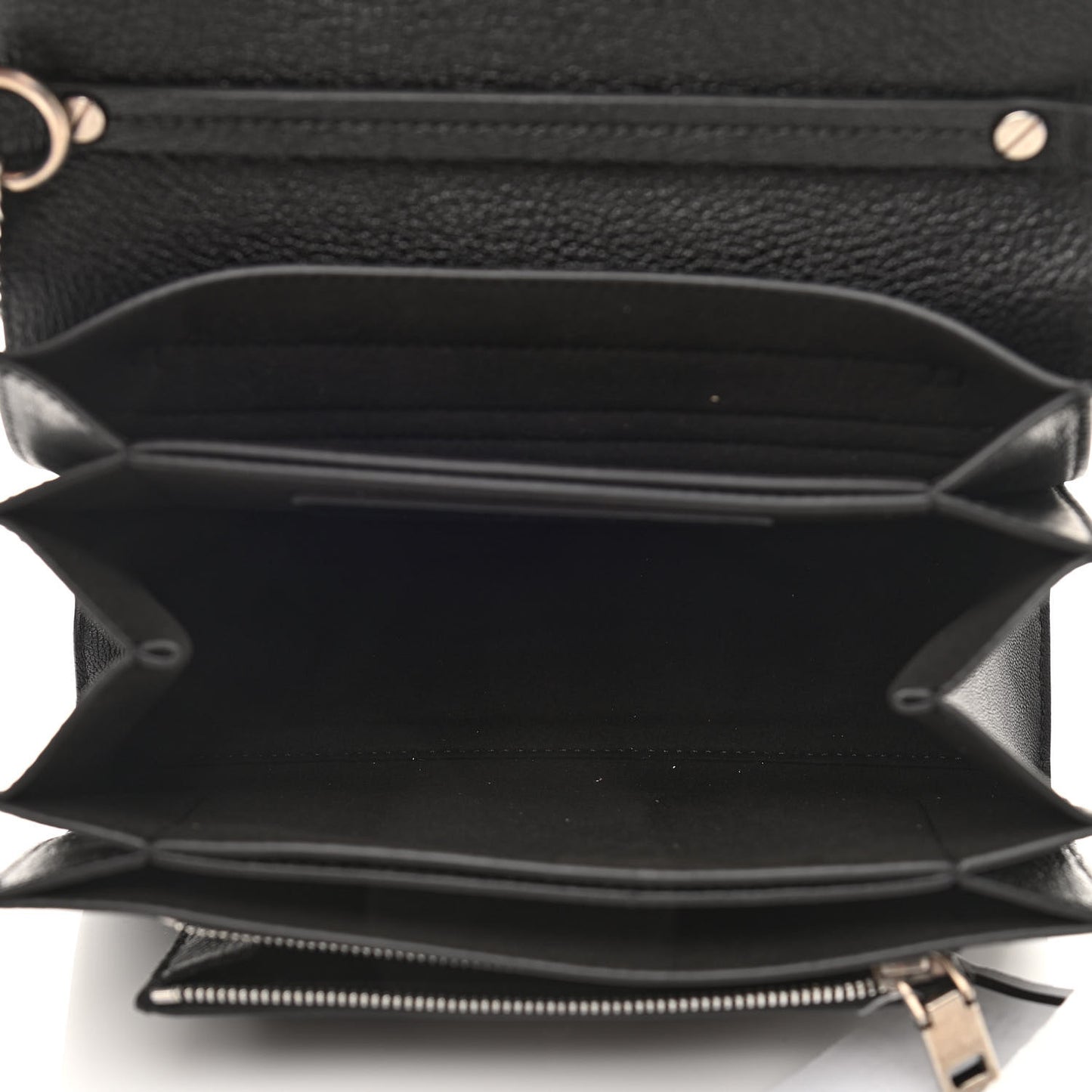 Goatskin Small GV3 Shoulder Bag Black