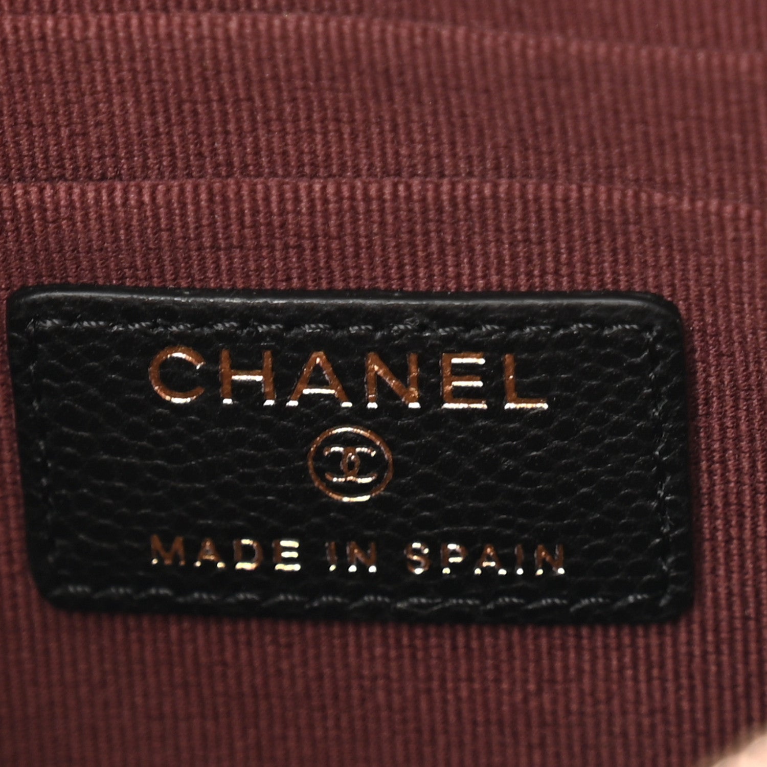 Chanel Caviar Quilted Small Zipped Pouch Black 6 of 9