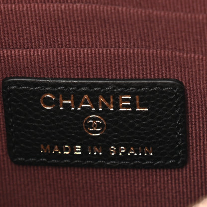 Chanel Caviar Quilted Small Zipped Pouch Black 6 of 9