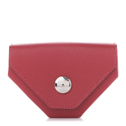 Hermes Epsom 24 Change Purse Rouge Casaque 1 of 7