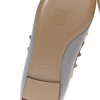 Valentino Garavani Calfskin Nappa Rockstud Ballerina Flats 40 Sky Sorbet Poudre 9 of 13