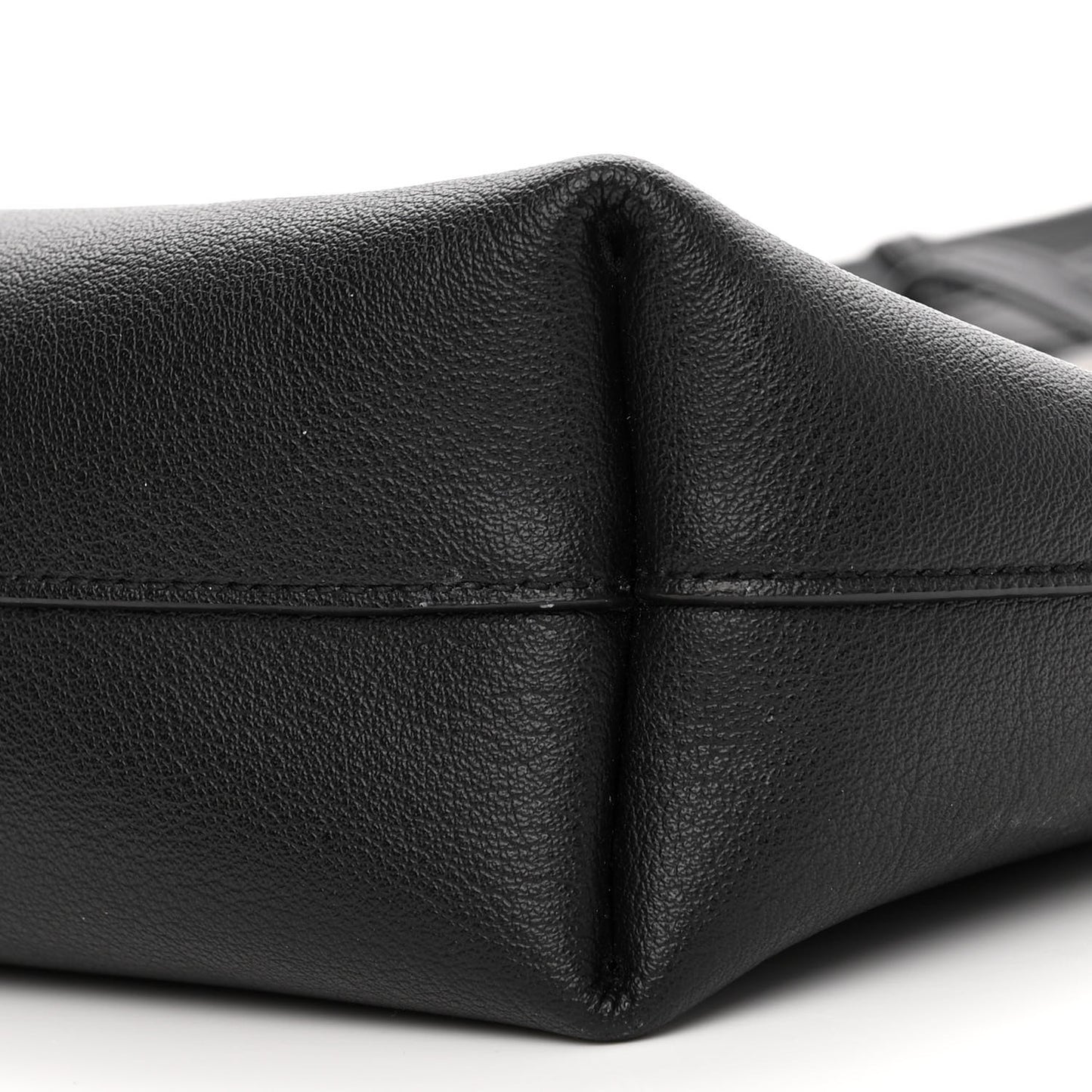 Calfskin Toy Shopping Tote Black