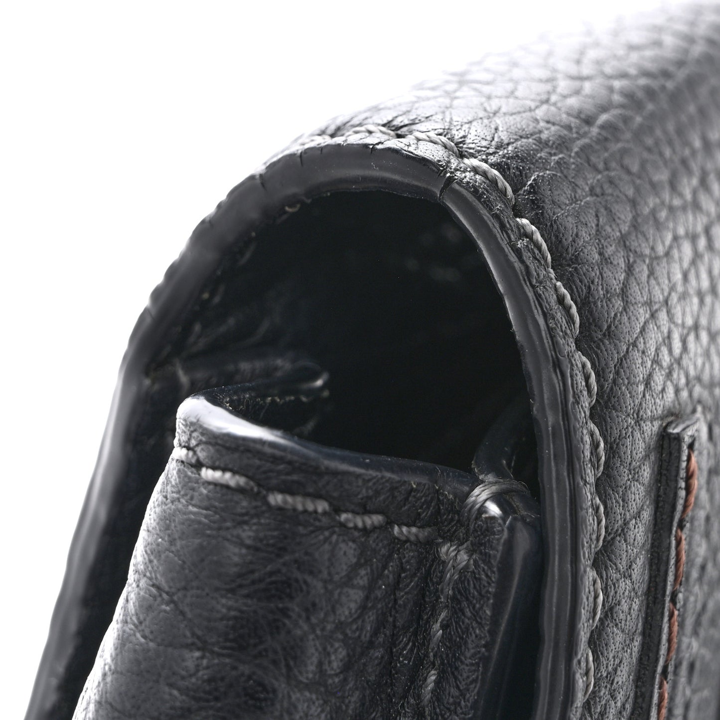 Calfskin Mini Marcie Round Crossbody Bag Black
