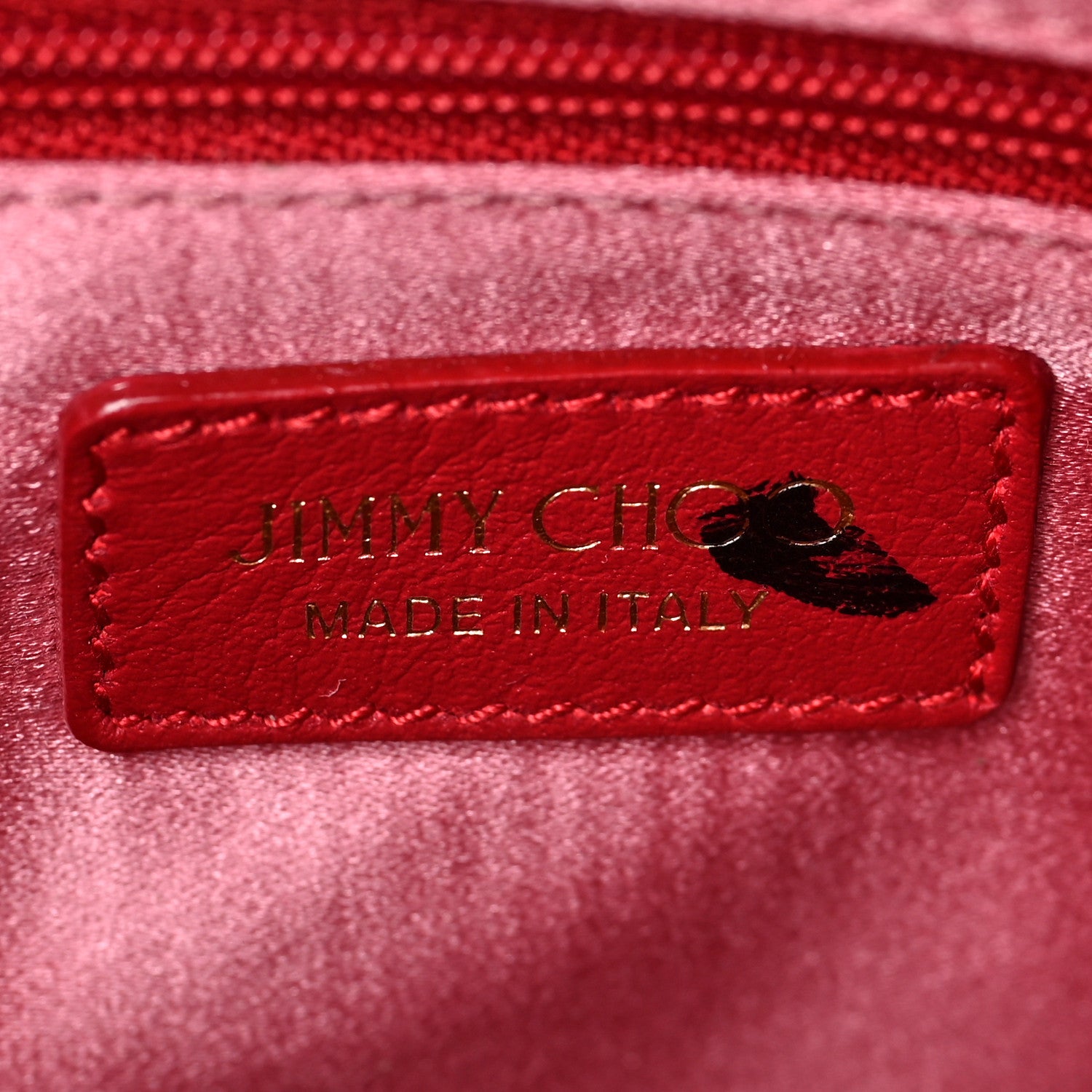 Jimmy Choo Glitter Round Crossbody Red 6 of 7