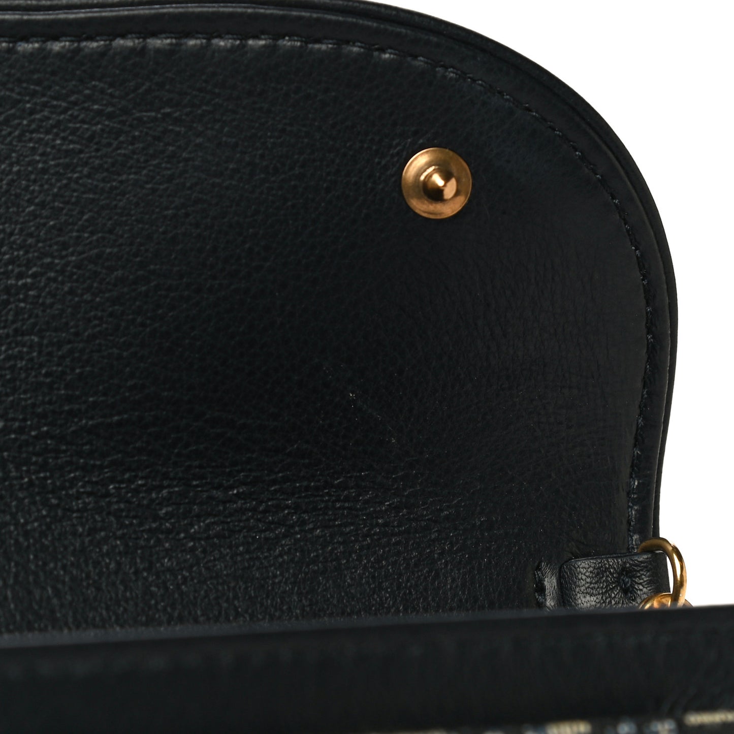 Oblique Saddle Chain Long Wallet Blue