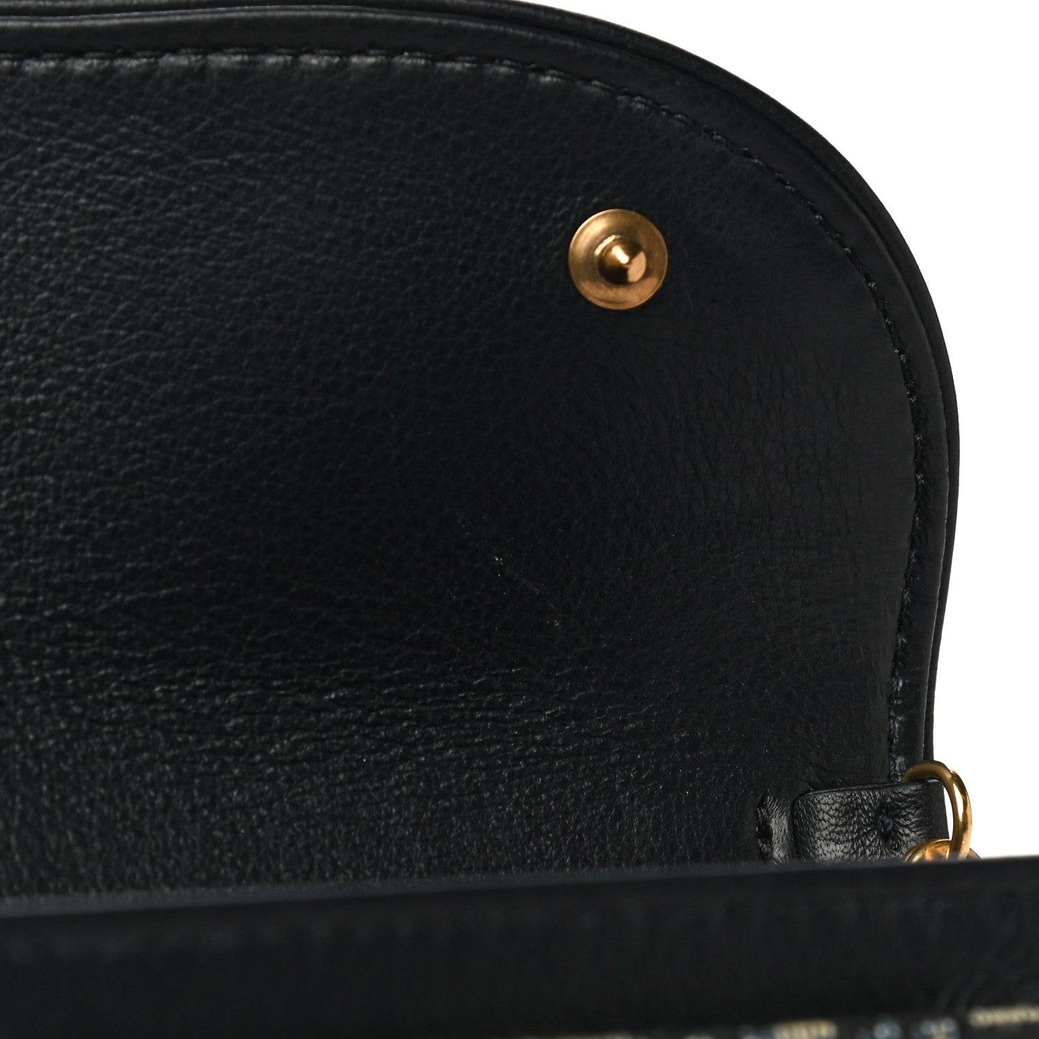 Christian Dior Oblique Saddle Chain Long Wallet Blue 13 of 18