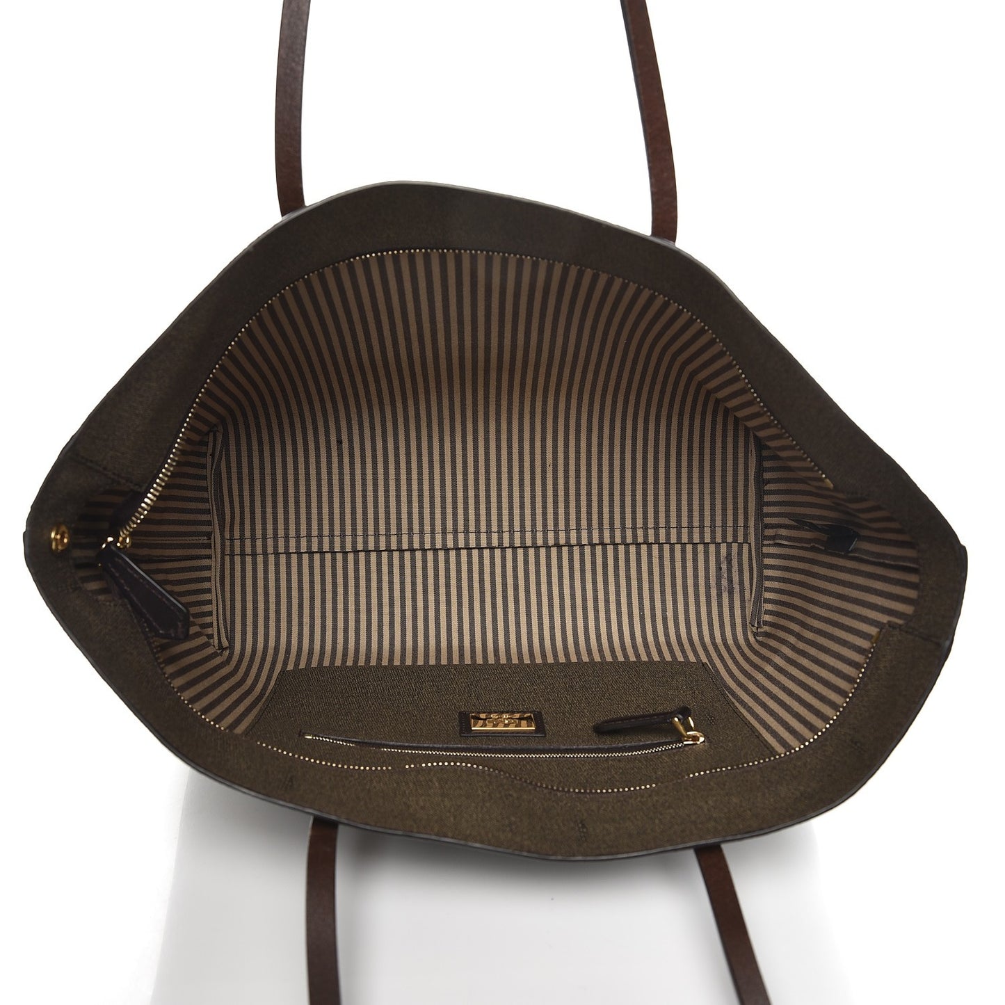 Zucca Spalmati Small Roll Tote Tobacco Moro