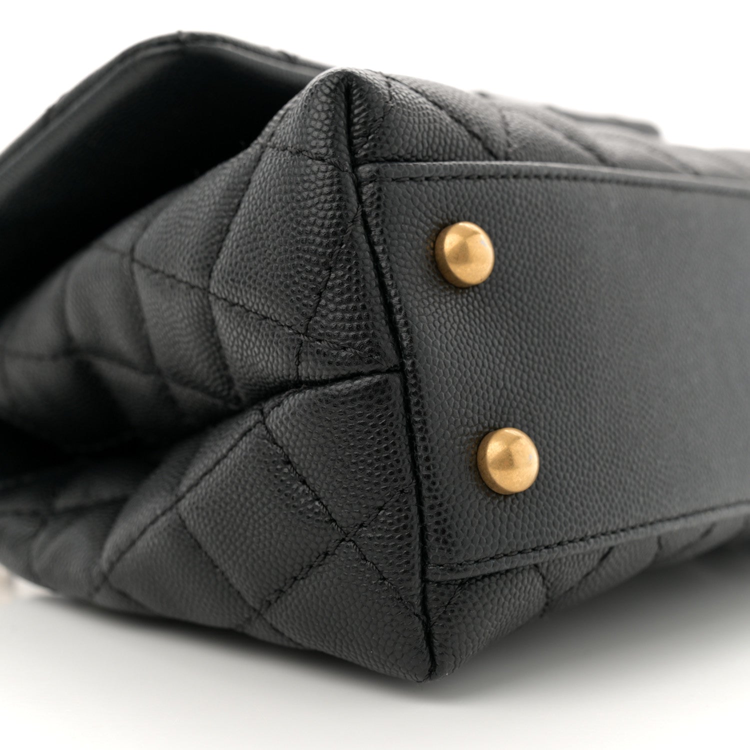 Chanel Caviar Quilted Mini Coco Handle Flap Black 9 of 11