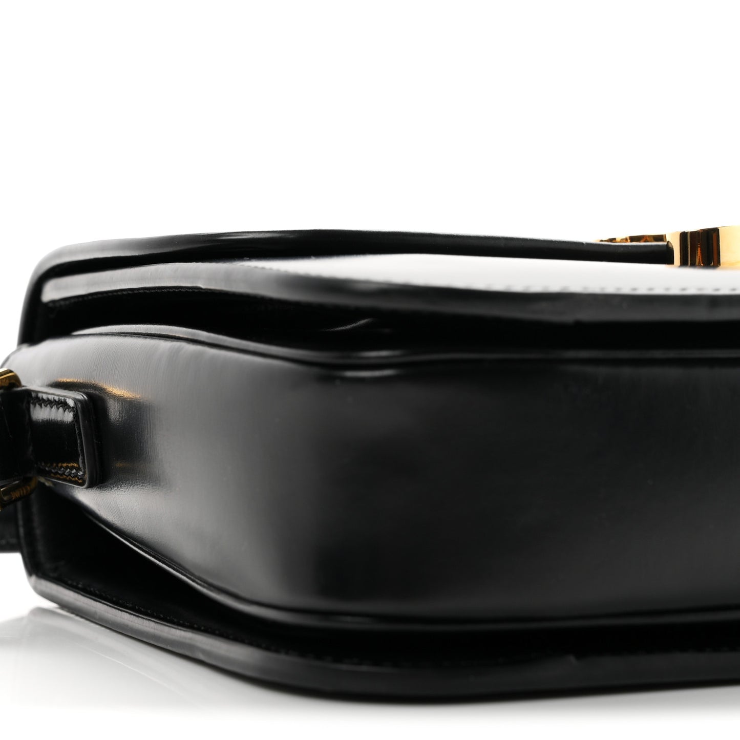 Shiny Calfskin Medium Triomphe Black